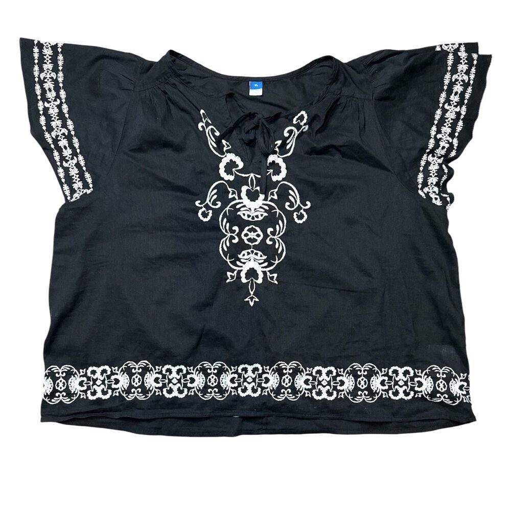 Old Navy Matching Embroidered Flutter Boho Sleeve… - image 3